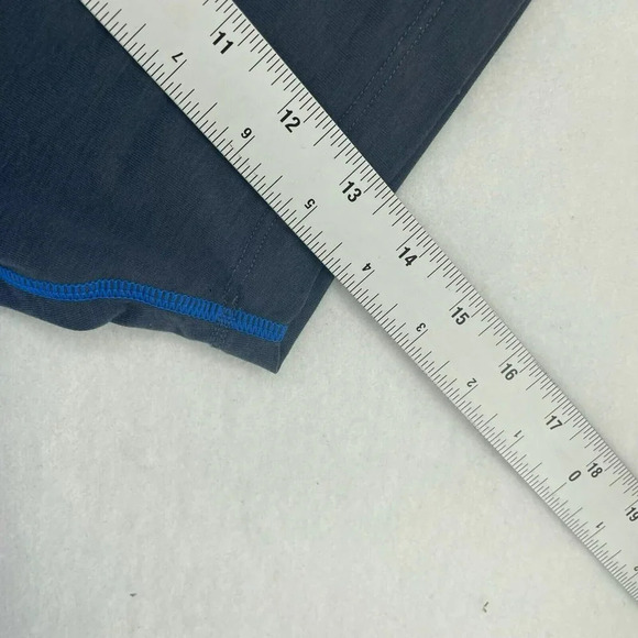 Sugoi Activewear Shirt Men's Sz S Blue Colorblock Crew V Detailed Neck Raglan - Picture 5 of 11